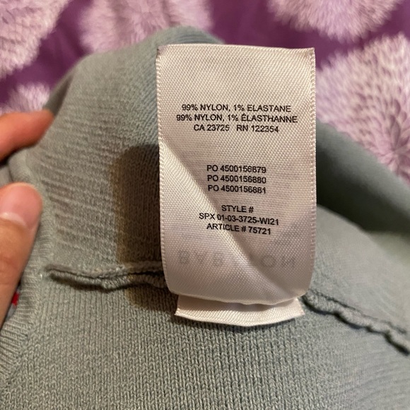 Aritzia Babaton Sculpt Knit One Shoulder Top in DUSKY GREEN (no longer sold) - Picture 5 of 7